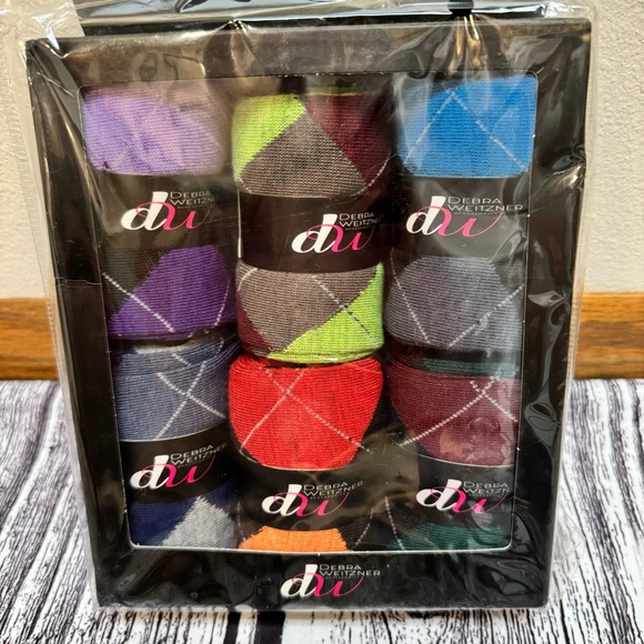 NWT Debra Weitzner Men’s Dress Crew Socks Colorful Pattern Socks Size 10-13 - Picture 4 of 5